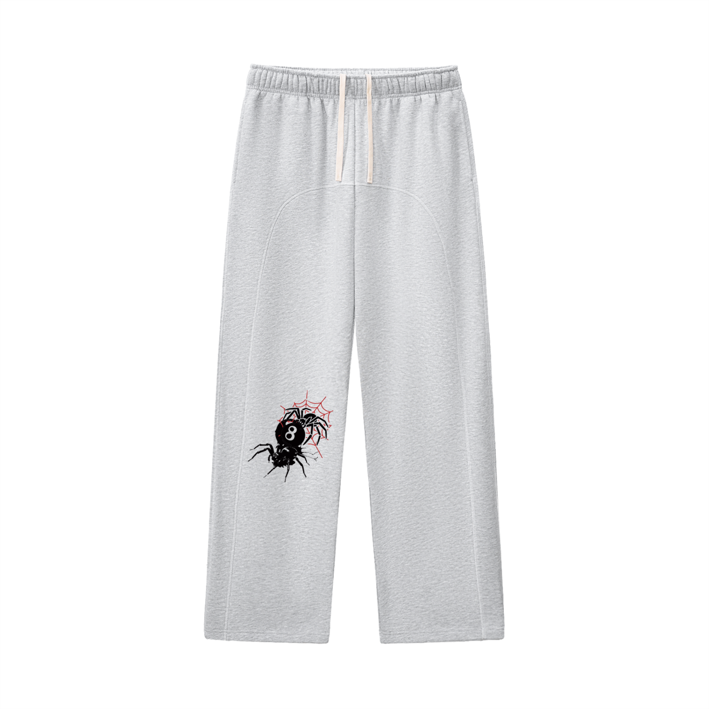 Contrast-Stitched Fleece Sweatpants
