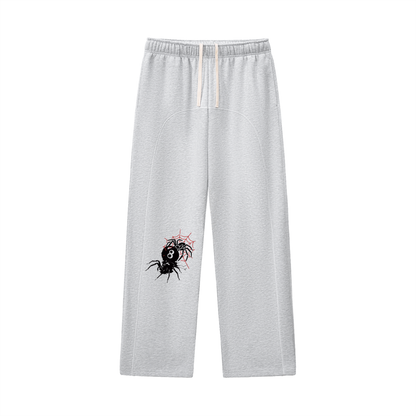 Contrast-Stitched Fleece Sweatpants