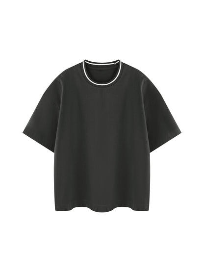 Unisex Boxy Ribbed T-Shirt